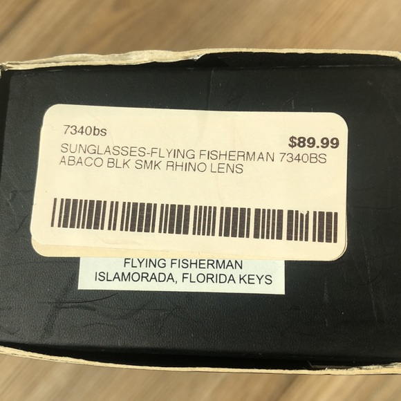 Flying Fisherman sunglasses black frame lenses polarized outdoor never worn - Picture 12 of 13